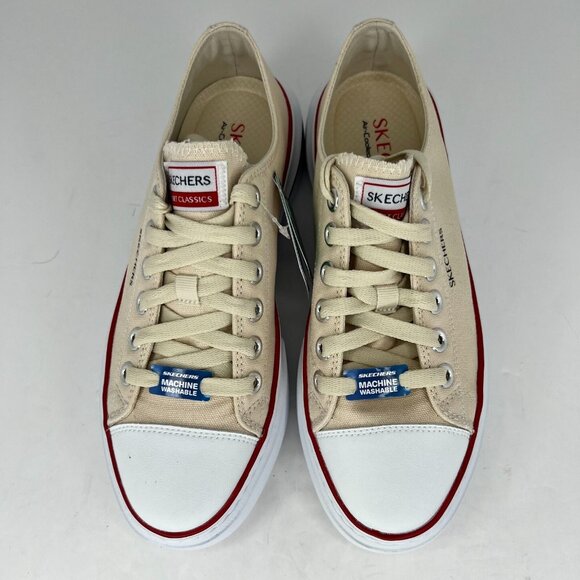 Skechers Womens 185073 Ivory Court Classics Cordova Low Top Size 7 Sneakers - Picture 5 of 10